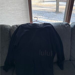 lululemon athletica Women’s Crewneck Black Sweatshirt